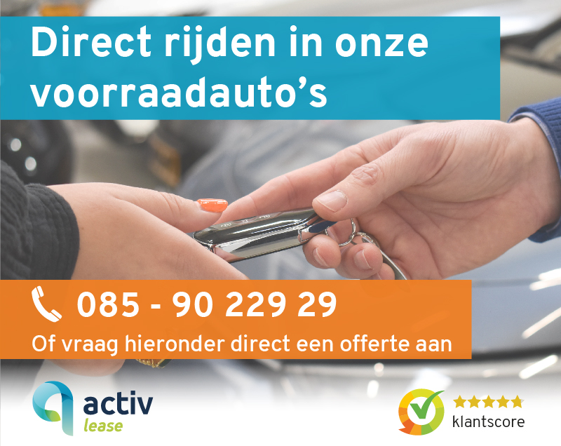 ActivLease: direct rijden in onze voorraadauto's